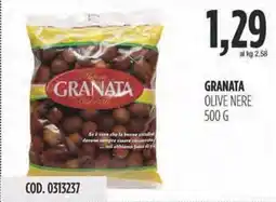 Carico Cash & Carry Granata olive nere offerta
