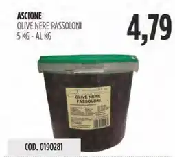 Carico Cash & Carry Ascione olive nere passoloni offerta