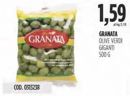 Carico Cash & Carry Granata olive verdi giganti offerta