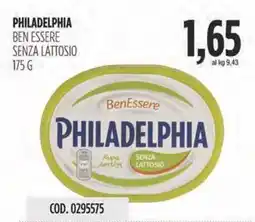 Carico Cash & Carry Philadelphia ben essere senza lattosio offerta