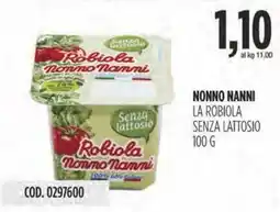 Carico Cash & Carry Nonno nanni la robiola senza lattosio offerta