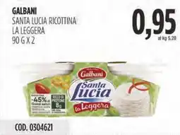 Carico Cash & Carry Galbani santa lucia ricottina la leggera offerta