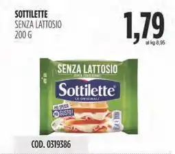 Carico Cash & Carry Sottilette senza lattosio offerta
