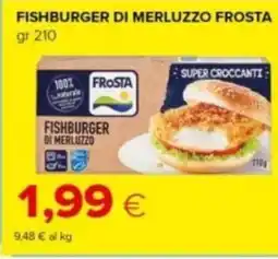 Tigre Fishburger di merluzzo FROSTA offerta