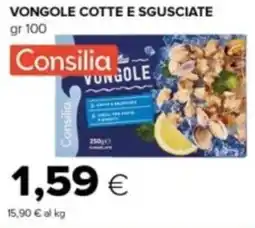 Tigre Vongole cotte e sgusciate Consilia offerta