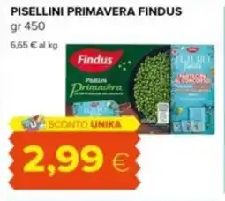 Tigre Pisellini primavera FINDUS offerta