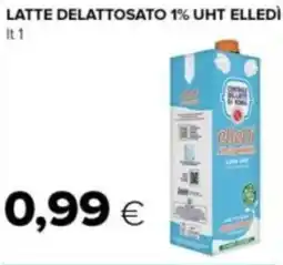 Tigre Latte delattosato 1% uht ELLEDÌ offerta