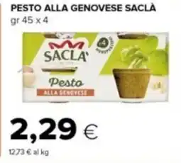Tigre Pesto alla genovese SACLÀ offerta