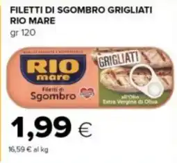 Tigre Filetti di sgombro grigliati RIO MARE offerta