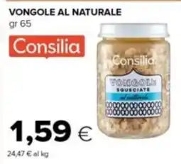 Tigre Vongole al naturale Consilia offerta