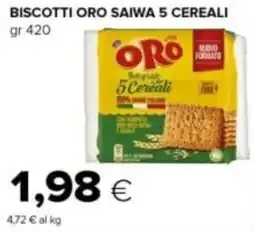 Tigre Biscotti oro saiwa 5 cereali offerta