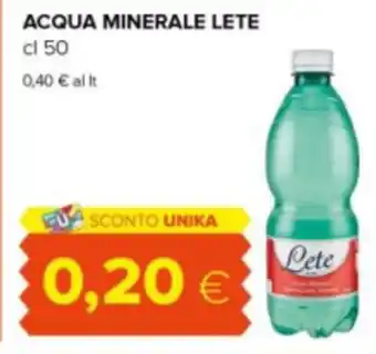 Tigre Acqua minerale LETE offerta