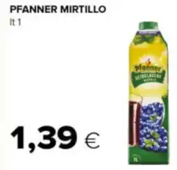 Tigre Pfanner mirtillo offerta