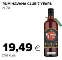Tigre Rum havana club 7 years offerta