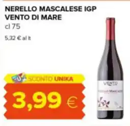 Tigre Nerello mascalese igp VENTO DI MARE offerta