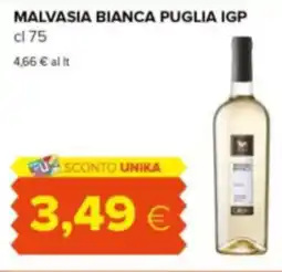 Tigre Malvasia bianca puglia IGP offerta