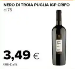 Tigre Nero di troia puglia IGP CRIFO offerta