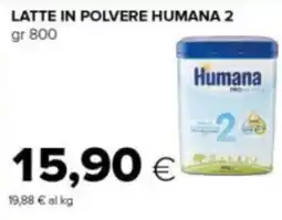 Tigre Latte in polvere HUMANA 2 offerta