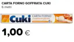 Tigre Carta forno goffrata CUKI offerta
