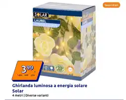 Action Ghirlanda luminosa a energia solare Solar offerta
