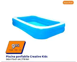 Action Piscina gonfiabile Creative Kids offerta
