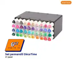 Action Set pennarelli Déco Time offerta