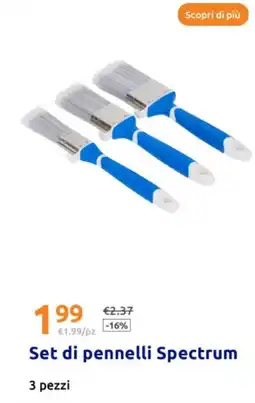 Action Set di pennelli Spectrum offerta
