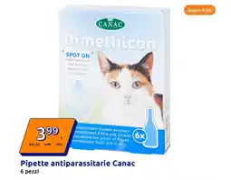 Action Pipette antiparassitarie Canac offerta