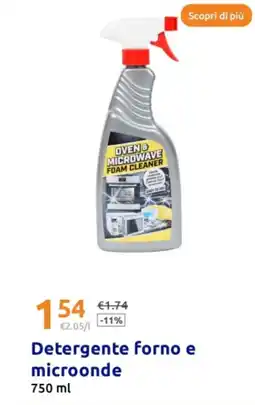 Action Detergente forno e microonde offerta