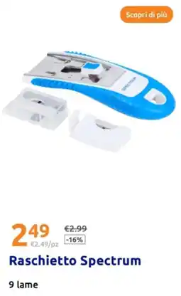 Action Raschietto Spectrum offerta