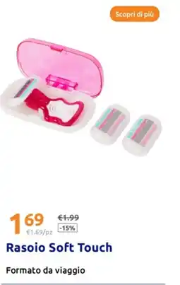 Action Rasoio Soft Touch offerta