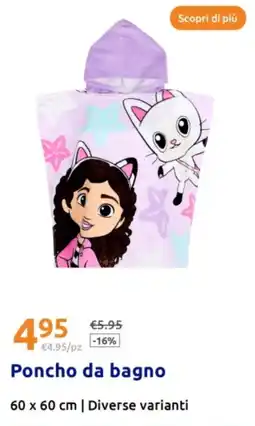 Action Poncho da bagno offerta