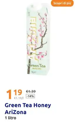 Action Green Tea Honey AriZona offerta