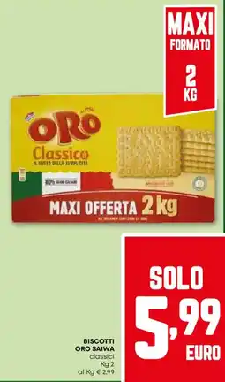 Pam Biscotti ORO SAIWA offerta