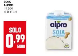 Pam Soia ALPRO offerta