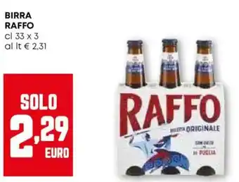 Pam Birra RAFFO offerta