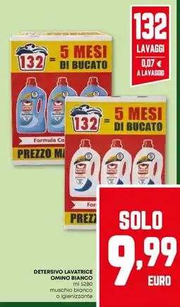 Pam Detersivo lavatrice OMINO BIANCO offerta