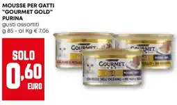 Pam Mousse per gatti "gourmet gold" PURINA offerta