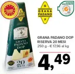 Todis Grana padano dop riserva 20 mesi offerta