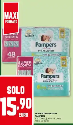 Pam Pannolini babydry PAMPERS offerta