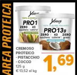 Todis Pro 13 g cremoso proteico - pistacchio -cocco offerta