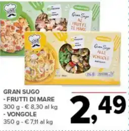 Todis Gran sugo -frutti di mare - vongole offerta