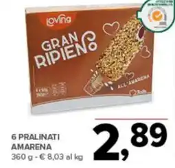 Todis 6 pralinati amarena offerta