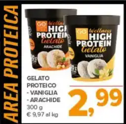 Todis Gelato proteico -vaniglia - arachide offerta