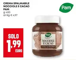 Pam Crema spalmabile nocciole e cacao PAM offerta