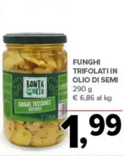 Todis Funghi trifolati in olio di semi offerta