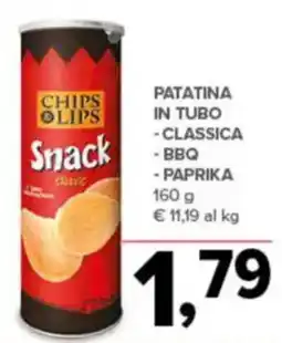 Todis Patatina in tubo -classica - bbq - paprika offerta