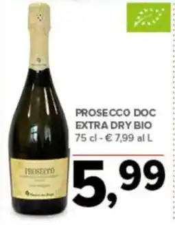 Todis Prosecco doc extra dry bio offerta