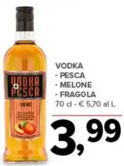 Todis Vodka - pesca - melone - fragola offerta