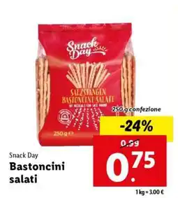 Lidl Snack Day Bastoncini salati offerta